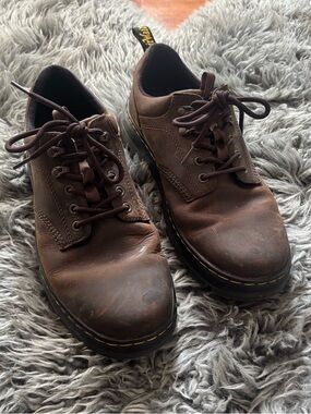 [Dr. Martens] Brown Leather Lace-Up Shoes